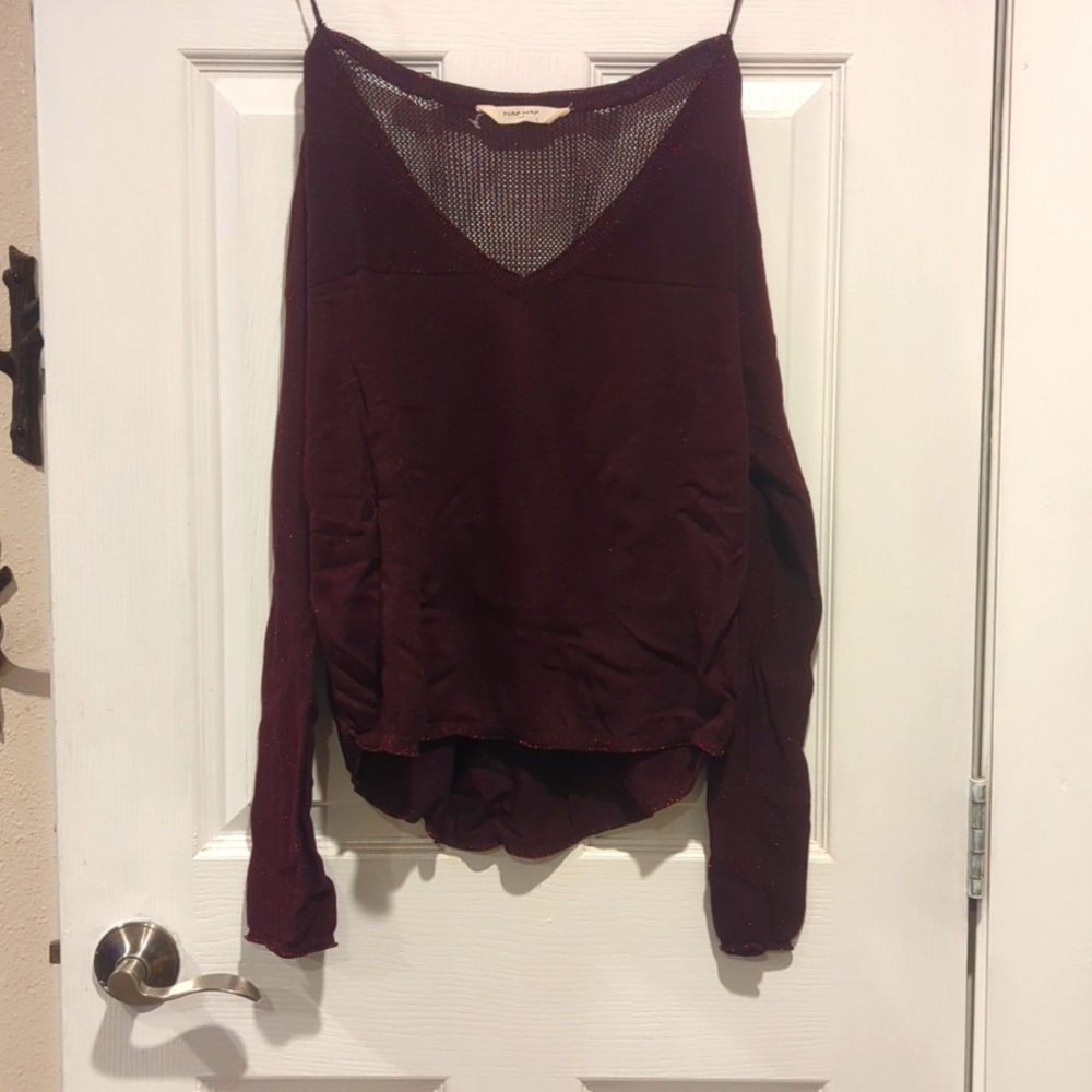 V neck Christmas sweater from Europe